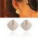 thumbnail image 4 of Aretes con perlas y diamantes, 4 of 4