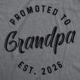 thumbnail image 2 of Mens Funny T Shirts Promoted To Grandpa 2026 Sarcastic Family Tee For Men Graphic Tees, 2 of 9