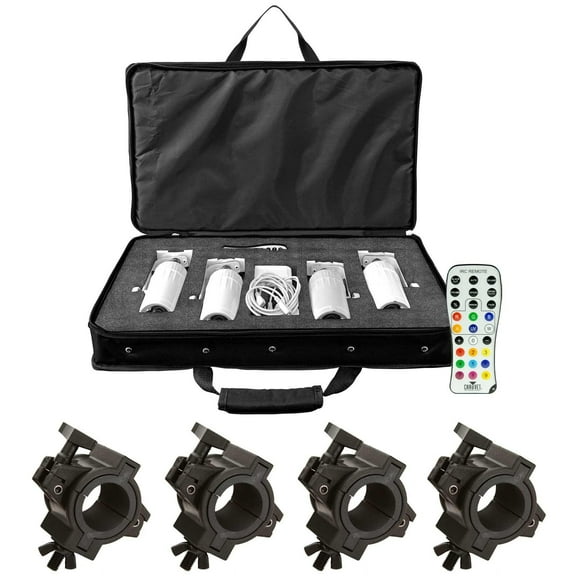 Chauvet DJ EZpin Pack 4 Pin-Spotting Package with Universal O-Clamps