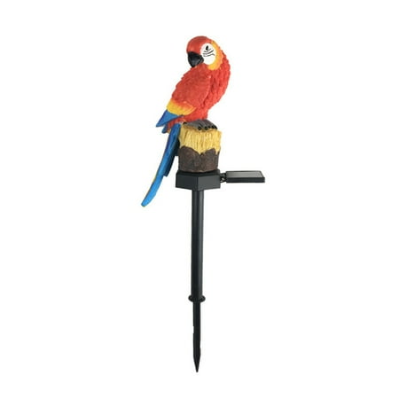 

Outdoor Park LED Landscape Light Solar Resin Parrot Floor Light