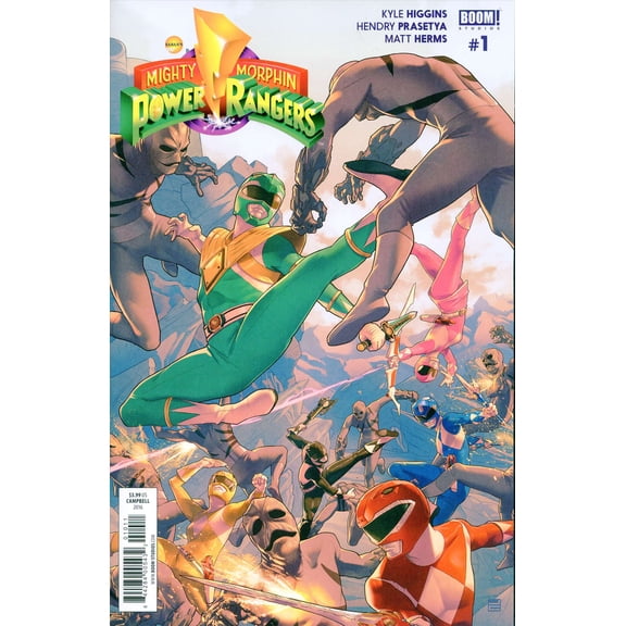Mighty Morphin Power Rangers (5th Series) #1 VF ; Boom! Comic Book