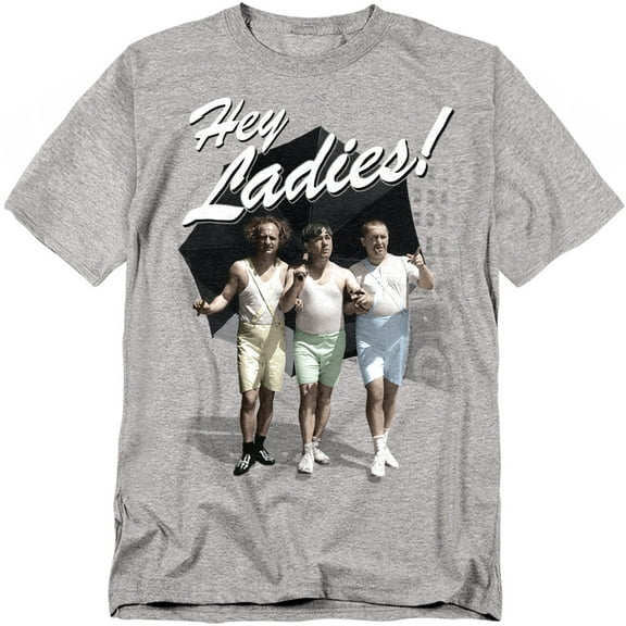Three Stooges T-Shirt Hey Ladies Unisex Graphic Tee For Men & Women