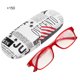 thumbnail image 2 of Anteojos de lectura para presbicia con detalles en rojo para hombres y mujeres (+1,50) con elegante estuche de almacenamiento, 2 of 7