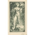 thumbnail image 2 of Huib Luns 15x24 Black Ornate Framed Double Matted Museum Art Print Titled: Personification of Hope (1920), 2 of 5