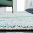 thumbnail image 4 of SAFAVIEH Madison Oscar Abstract Distressed Area Rug, Light Blue/Green, 6'7" x 6'7" Square, 4 of 8