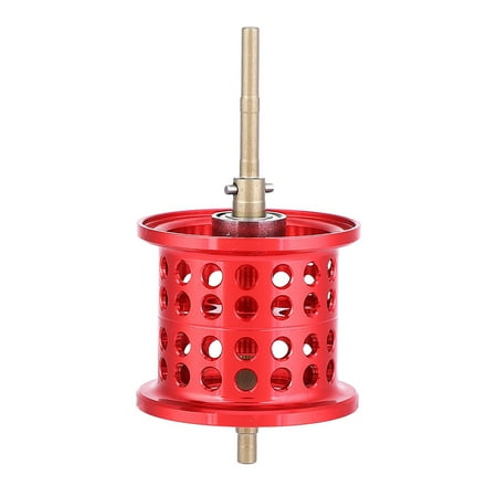 Aluminum Fishing Round Bearing Reel Spool for PMAX3/BMAX3/SMAX3 Casting Reels (red)