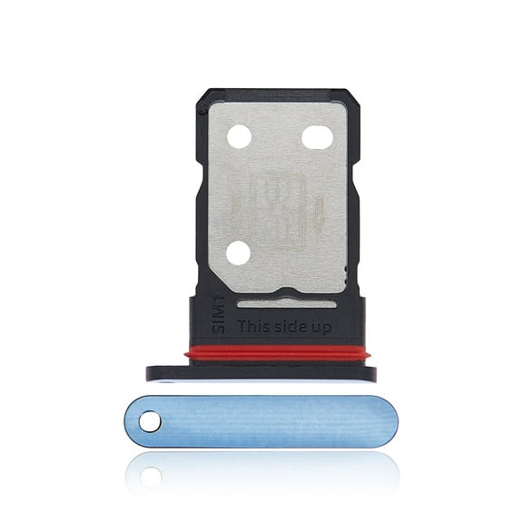 Replacement Dual Sim Card Tray Compatible For OnePlus 9 (Arctic Sky)
