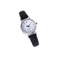 thumbnail image 1 of Reloj de cuarzo digital con cinturón fino para mujer negro, 1 of 3