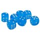 thumbnail image 3 of Paquete de 100 D&D Juego de rol de seis lados D6 (1-6) Dados azules Sunnimix D6 dados, 3 of 8
