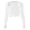 C20/White, variant on XIYON Womens T Shirts Women's Solid Color Splicing Mesh Perspective Slim Long Sleeve Short Shirt Womens Tops