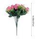 thumbnail image 3 of Artificial Rose Bouquet Faux Silk Flowers Arrangement In Vase For Wedding Centerpieces Home Table Decor Office Party Decoration, 3 of 6
