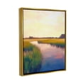thumbnail image 4 of Stupell Industries Rural River Sunrise Nature Painting Gold Floater Framed Art Print Wall Art, 25 x 31, 4 of 10