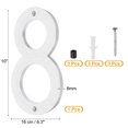thumbnail image 2 of Uxcell House Number, House Address Numbers Sign Large Floating, Number 8, 2 of 6