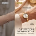 thumbnail image 4 of Titan Raga Viva Silver Dial Women Analog Watch With Metal Strap-NR2606YM04, 4 of 9