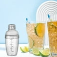 thumbnail image 4 of Plastic Shaker Drink Mixers With Scales For Bar Party Home Use Wine Shaker Bar Mixing Tool Transparent, 4 of 6