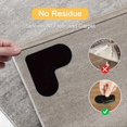 4/8 pieces of antislip and antidrilling carpet stickers, suitable for