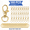 Gold, variant on 100PCS Swivel Snap Hooks with Key Rings for Keychains, Lanyards, Jewelry Making, Assorted Sizes in Silver