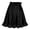 Black, variant on Flower Girl Dress Solid Color Kids Apron Skirt Half Apron Party Girl Back to School Dress Size 3-12T