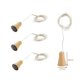 thumbnail image 4 of Luces solares para botella de vino, cadena de corcho de 20 LED, alambre de cobre, luz de hadas para vacaciones, fiesta de Navidad, decoración de boda, 10 Uds., 4 of 4