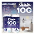 thumbnail image 3 of Papel higiénico Kleenex Expressions 4 rollos de 215 hojas dobles tamaño XL, 3 of 4