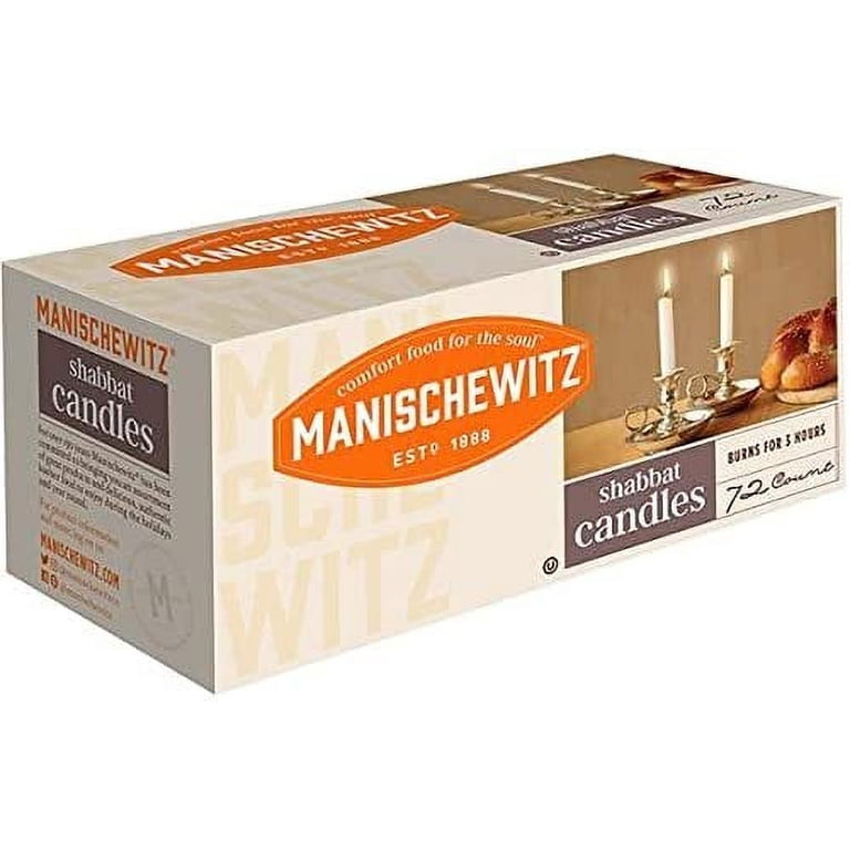 Manischewitz Shabbat Candles, 72-Count, 3-Hour Burn photo 1