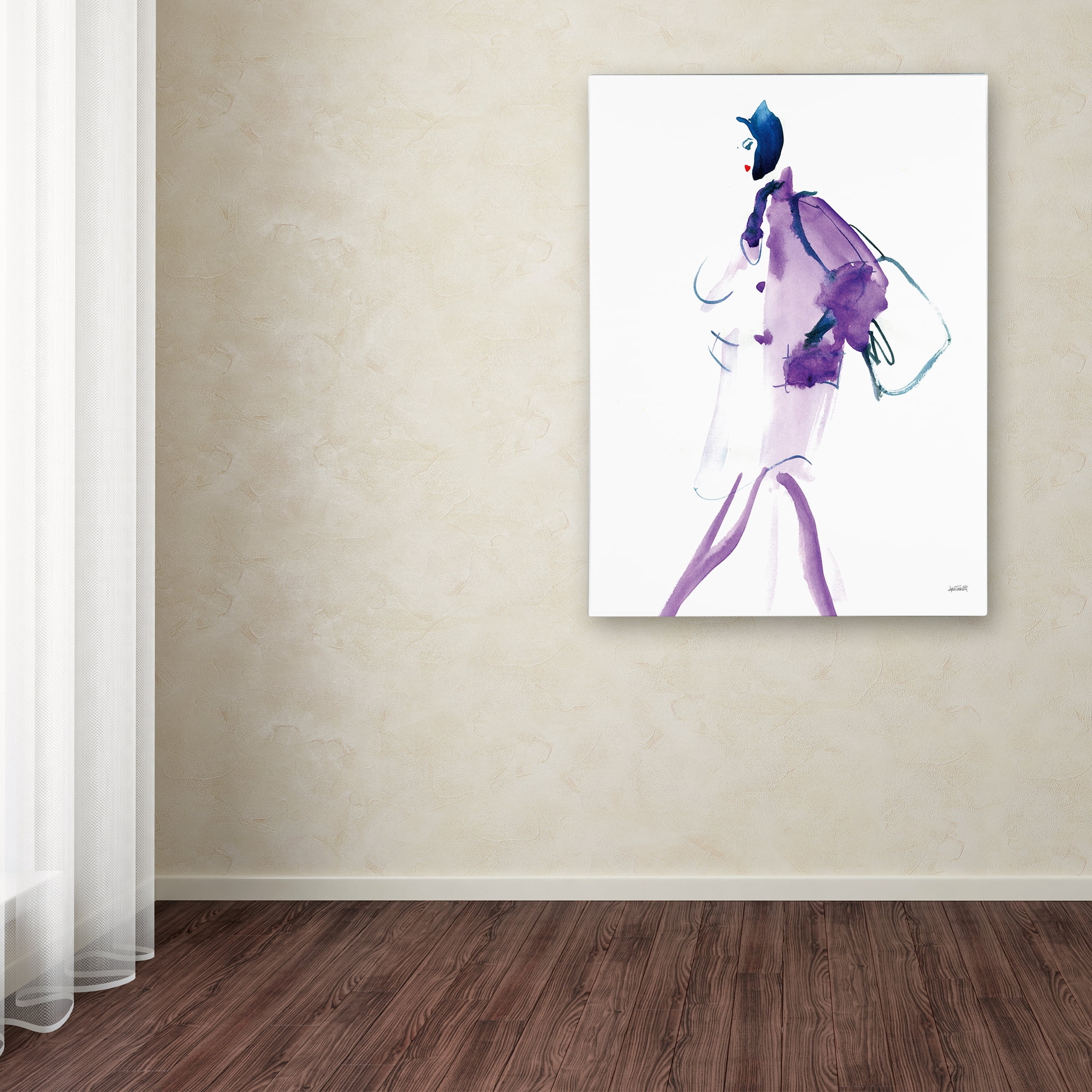 Trademark Fine Art 'Colorful Fashion IV' Canvas Art by Anne Tavoletti