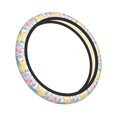 thumbnail image 2 of Easygdp Zebra Colourful Elastic Steering Wheel Cover, Auto Accessories, Fit Suvs, Vans,Cars, Trucks -15 inch, 2 of 8