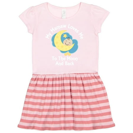 

Inktastic Mamaw Grandma Loves Me girls boys Gift Toddler Girl Dress