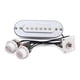 thumbnail image 4 of Pastilla de Puente Precableada de 52 Mm Blanca para Piezas de Guitarra Acústica Popular de, 4 of 8