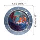 thumbnail image 5 of 1 PCS Extraíble 3D Bajo el mar Naturaleza Paisaje Calcomanías de pared Animales Etiqueta de la pared Hogar Arte de la pared Decoración para baño Dormitorio Puerta Niños Bebé Cuarto de niños Fokelyi 221023-2, 5 of 9
