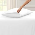 thumbnail image 2 of Split Top King Adjustable Flex Top King Size 100% Egyptian Cotton, Solid White, 800 Thread Count, 12 inch Deep Pocket, 28" Split Top Sheets Bed 4 Piece Sheet Set, 2 of 6
