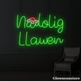thumbnail image 3 of Glowneon Nadolig Llawen Neon Sign, Merry Christmas Led Sign, Welsh Language Wall Art, 3 of 5