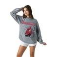 thumbnail image 2 of Women's Gameday Couture Gray Tampa Bay Buccaneers Starbound Oversized Snow Wash Long Sleeve T-Shirt, 2 of 6