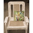 thumbnail image 2 of Carolines Treasures JMK1281PW1414 Parrots Canvas Fabric Decorative Pillow  14Hx14W multicolor, 2 of 4
