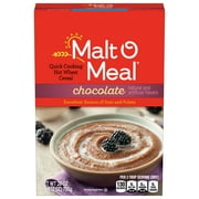 Malt-O-Meal Chocolate Hot Wheat Cereal, Quick Breakfast, Iron & Folate, 28 oz Box