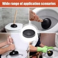 thumbnail image 6 of Tutuviw 2Pcs 7" Plunger Tray Black, Universal Toilet Plunger Holder, Plunger Catches Mat, Toilet Plunger Holder Only, Wicks Water from Plunger and Dries Quickly for Bathrooms - Black, 6 of 7