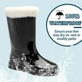 thumbnail image 2 of AUXDIQ Wellington Boots Women Mid-calf Wellies Waterproof Rain Boots Outdoor Garden Shoes, 2 of 6