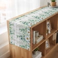 thumbnail image 6 of Table Runners 72 Inches Long Dress Scarves, Green Eucalyptus Leaves Farmhouse Kitchen Table Runner, Coffee Tablerunners, Daisy Summer Botanical Watercolor Plaid 16x72 Inch, 6 of 9