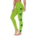thumbnail image 2 of QATAINLAV Ladies Leggings 2025 St Patricks Day Shamrock Printed Tights Womens Casual High Waisted Butt Lifting Yoga Pants Birthday Gifts Green XL, 2 of 6