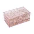 thumbnail image 2 of Tnobhg Transparent Jewelry Storage Box Large Capacity 72 Grids Dustproof Stackable Earrings Rings Container Jewelry Organizer, 2 of 8