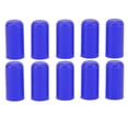 thumbnail image 1 of 10 Uds. Tapa de manguera de vacío de admisión de 6mm resistencia al desgaste de silicona Flexible impermeable cubierta de tubo de admisión automática tapón final azul, 1 of 9