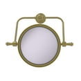thumbnail image 1 of Allied Brass RWM-4-2X-SBR Rétro Wave Collection Miroir Pivotant de 8 Po de Diamètre avec Grossissement 2X & 44; Laiton Satiné, 1 of 1