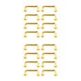 thumbnail image 1 of Maytalsory 1:12 Mini Pulls Arch Shape for Gate Closet Large 4Pcs Gold Small 8 Pcs 2Set, 1 of 6