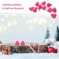 thumbnail image 2 of LOLIPPYY 10PCS Handmade Knitted Small Santa Claus Christmas Hats Headdress Party Favors Accessories (Rosy), 2 of 7