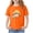 Q161-Orange, variant on hengsof Graphic T Shirts for Kids Crew Neck Funny Animal Print Short Sleeve Girls Tshirts Basics Cotton Top 2-13 Years
