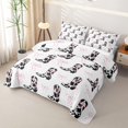 thumbnail image 3 of jejeloiu Pink Bow Cowgirl Boot Quilt Full Kids,Cute Cowgirl Print Full Bedspread Sets,3pcs, 3 of 7