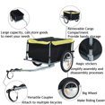 thumbnail image 6 of RANVN 143 Lbs. Two-wheel Tow Bicycle Wagon Trailer, Cargo Wagon, Nylon Cloth, Folding Frame and Bicycle Coupler, Outdoors, 6 of 10