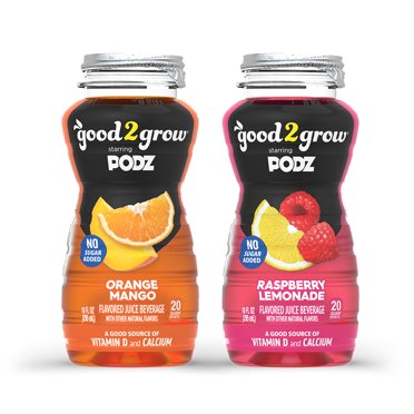 good2grow 100 apple and fruit punch juice refill variety pack of 24 6 ounce juice bottles w no added sugar walmart com