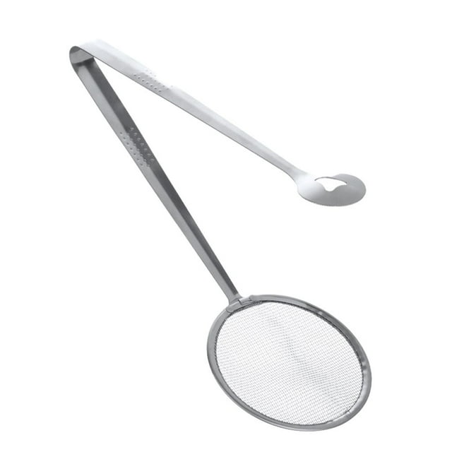 Colador de malla fina de acero inoxidable Baoblaze filtro de aceite herramienta Plata