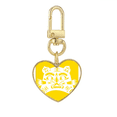 thumbnail image 1 of Year Of Tiger Animal China Zodiac Gold Heart Keychain Metal Keyring Holder, 1 of 3